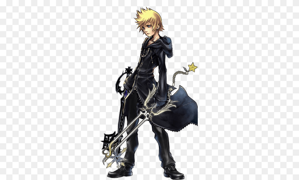 Roxas The Key Of Destiny Vs Nero The Son Of Vegil Final Fantasy Viii Squall Cosplay Costume Halloween, Book, Publication, Comics, Adult Png Image