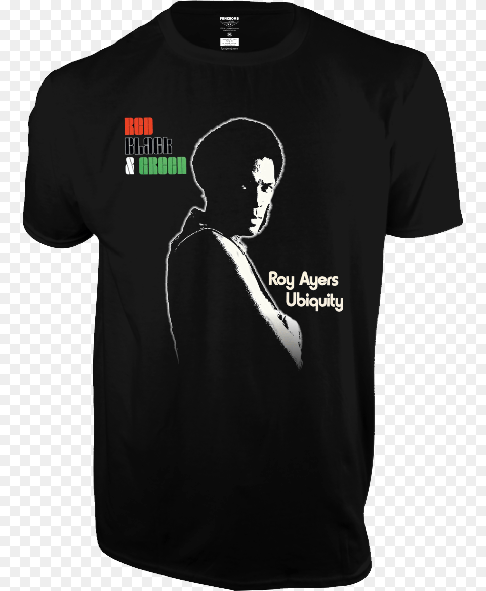 Roy Ayers Red Black Amp Green T Shirt Roy Ayers Red Black, Clothing, T-shirt, Adult, Wedding Free Transparent Png