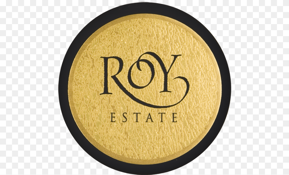 Roy Estate Vineyards Circle, Gold, Text Free Transparent Png