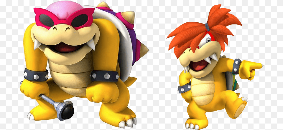 Roy Koopa And Risen Koopa Roy Mario Kart 8 Deluxe, Plush, Toy, Figurine Png