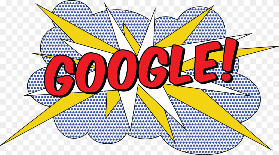 Roy Lichtenstein Google Doodle Clip Art, Logo, Rocket, Weapon Png Image
