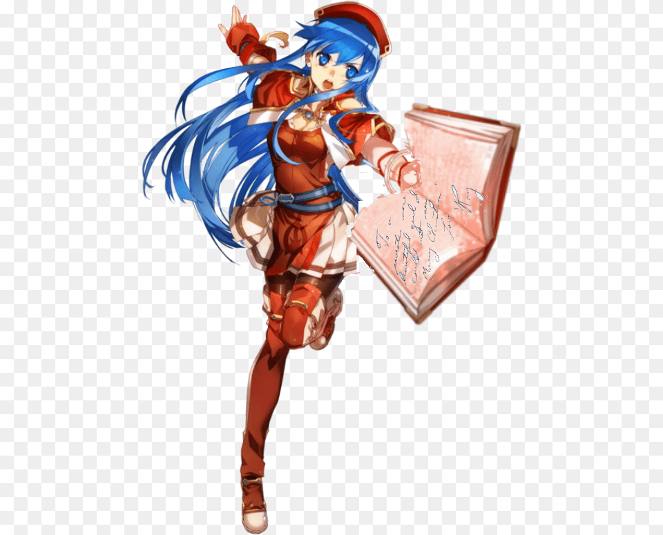 Roy Lilina Yearbook Book Message Fire Emblem Heroes Lilina Fire Emblem Heroes, Comics, Publication, Person, Face Free Png Download