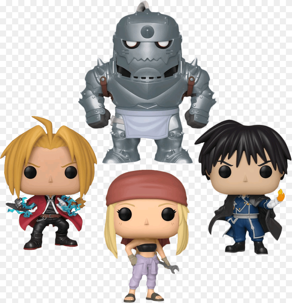 Roy Mustang Funko Pop, Doll, Toy, Baby, Person Png Image