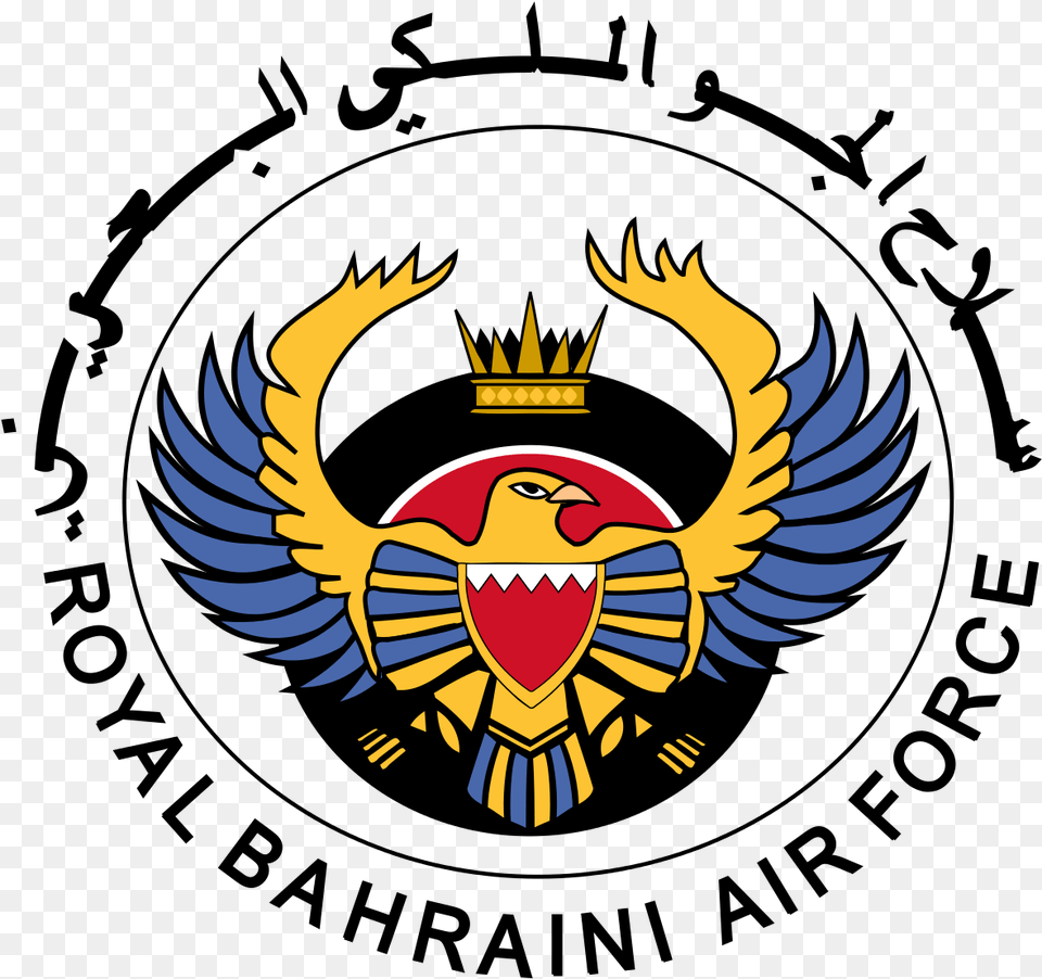 Royal Air Force Logo Svg Freeuse Bahrain Air Force Logo, Emblem, Symbol, Animal, Bird Free Transparent Png
