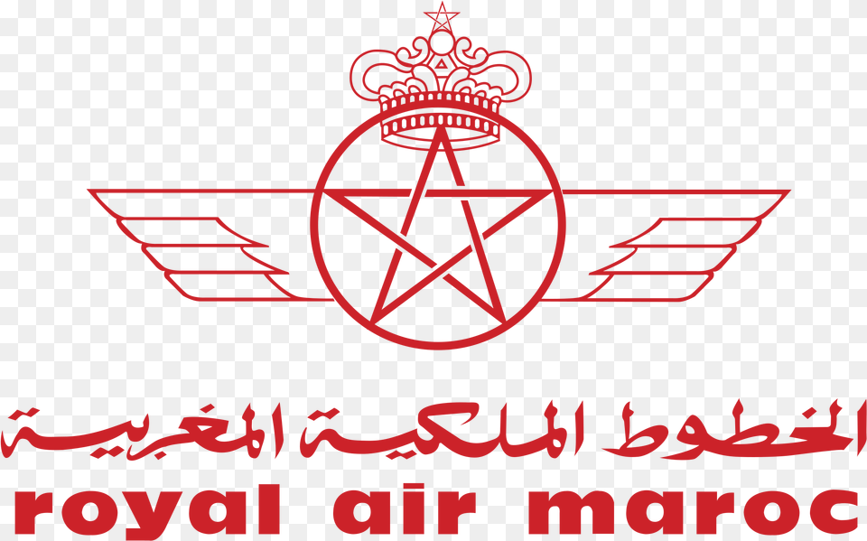 Royal Air Maroc Logo Transparent Royal Air Maroc Logo Svg, Emblem, Symbol, Machine, Wheel Png Image