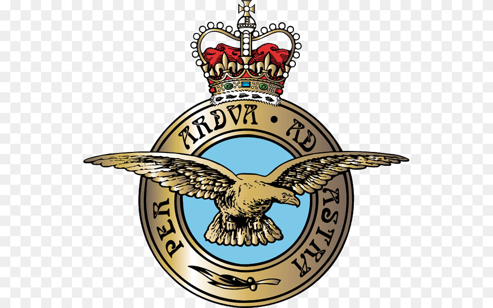 Royal Airforce Badge Royal Air Force Badge, Logo, Symbol, Emblem, Animal Free Transparent Png