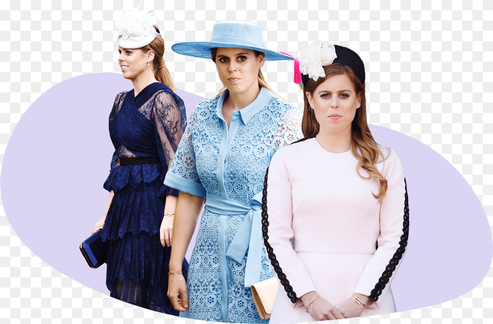 Royal Ascot 2019 Beatrice, Woman, Long Sleeve, Formal Wear, Female Png