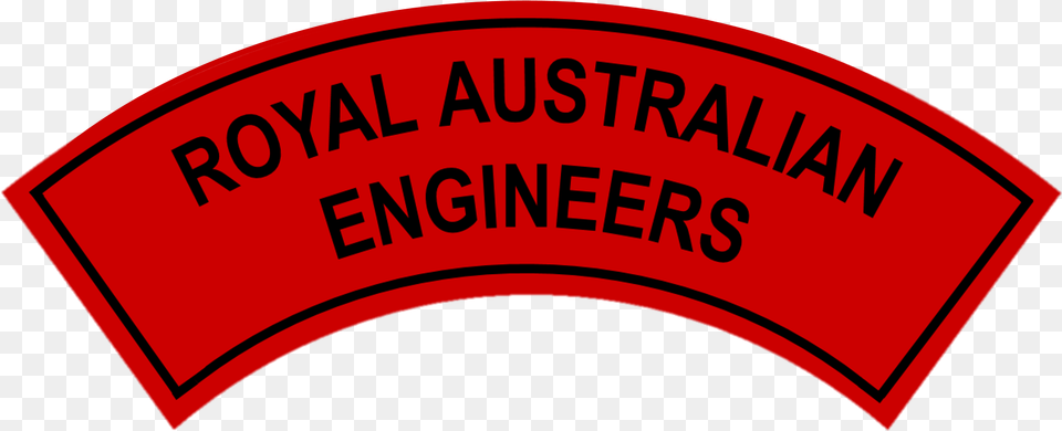 Royal Australian Engineers Battledress Flash Border Circle, Logo, Badge, Symbol Free Png