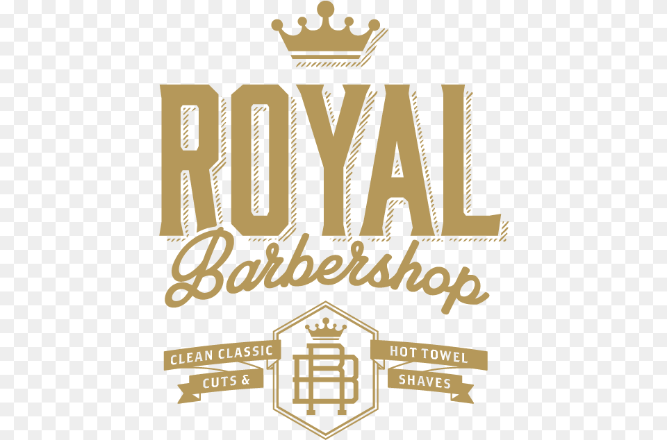 Royal Barbershop Poster, Logo, Advertisement Free Png