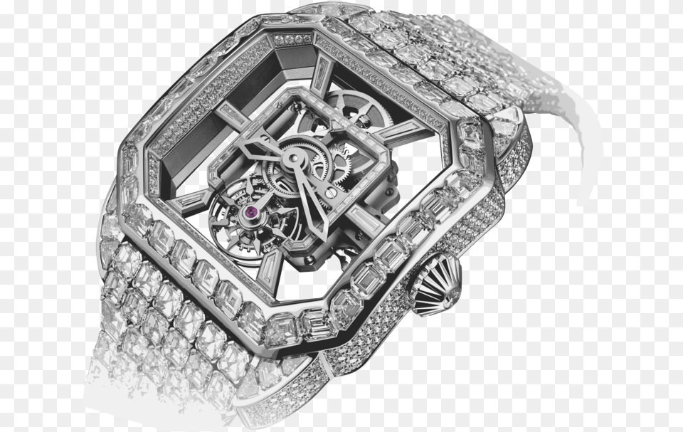 Royal Berkeley Tourbillon 45 Diamond Watch Side Shot Royal Berkeley Emperor Tournillon, Arm, Body Part, Person, Wristwatch Free Png Download