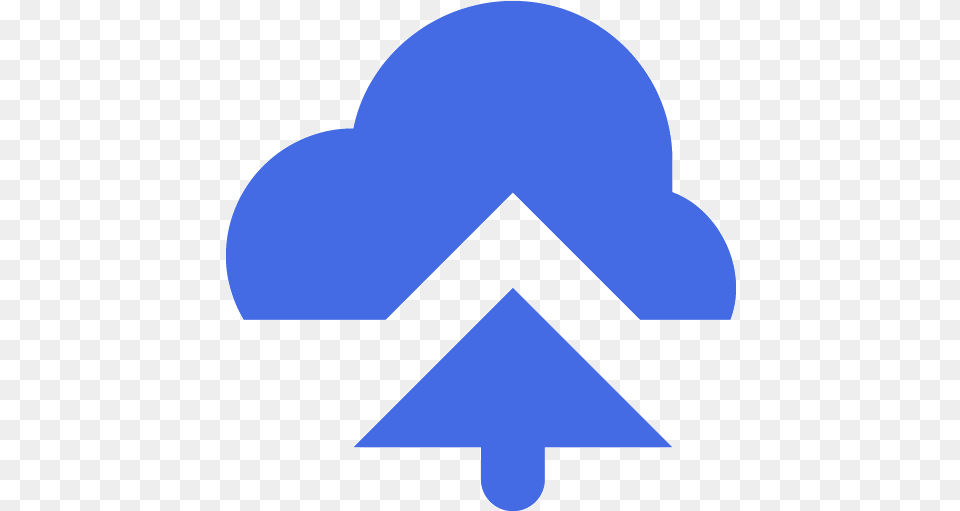 Royal Blue Cloud Upload Icon Royal Blue Cloud Icons File Upload Icon Red Transparent, Symbol, Animal, Fish, Sea Life Free Png Download