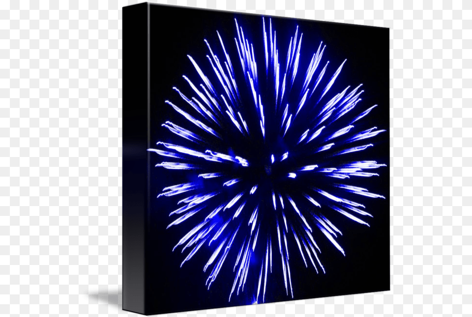 Royal Blue Fire Art Flower Burst By Sr Smith Fireworks, Electronics, Screen, Computer Hardware, Hardware Png Image