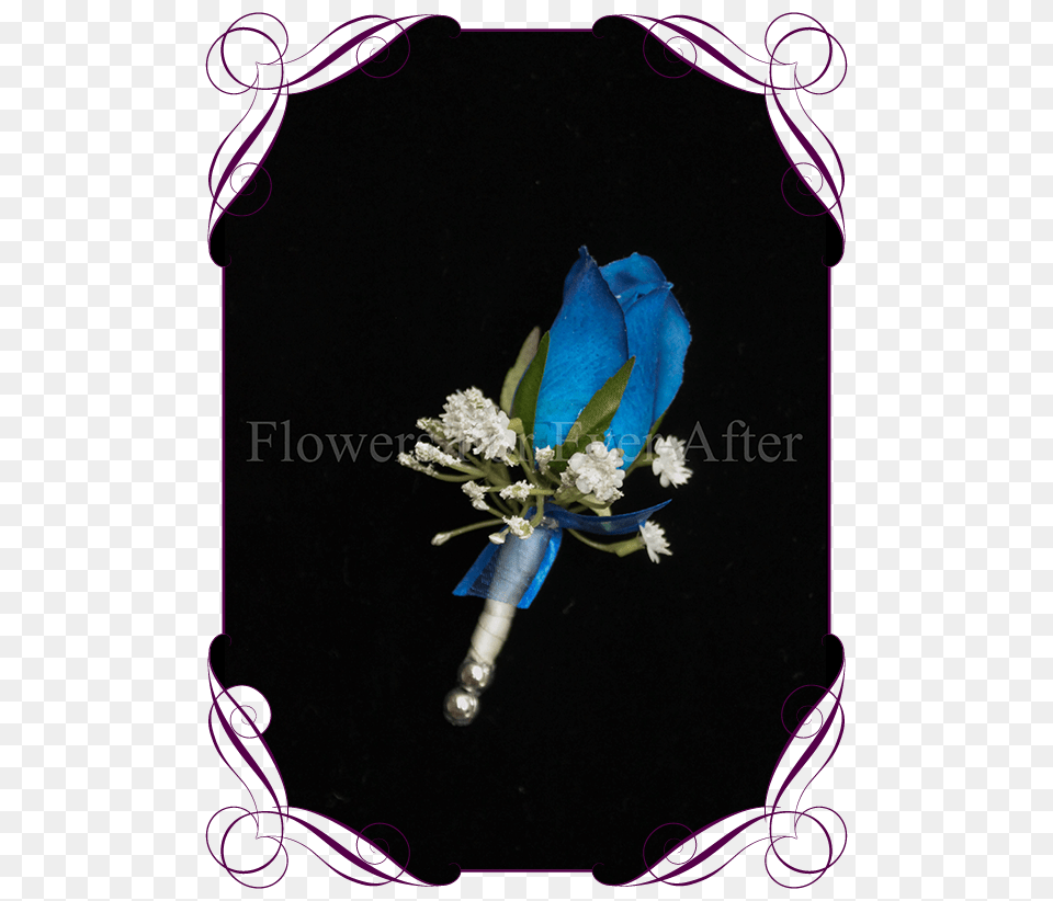 Royal Blue Gents Boutonniere Flowers For Ever After Artificial, Flower, Flower Arrangement, Flower Bouquet, Plant Png