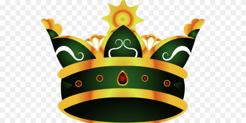 Royal Blue King Crown Clipart Green And Yellow Crown, Accessories, Jewelry, Dynamite, Weapon Png Image