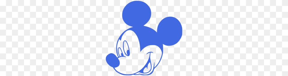 Royal Blue Mickey Mouse Icon Png Image