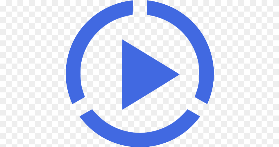 Royal Blue Video Play 4 Icon Free Royal Blue Video Icons Black Video Icon Transparent, Symbol Png Image