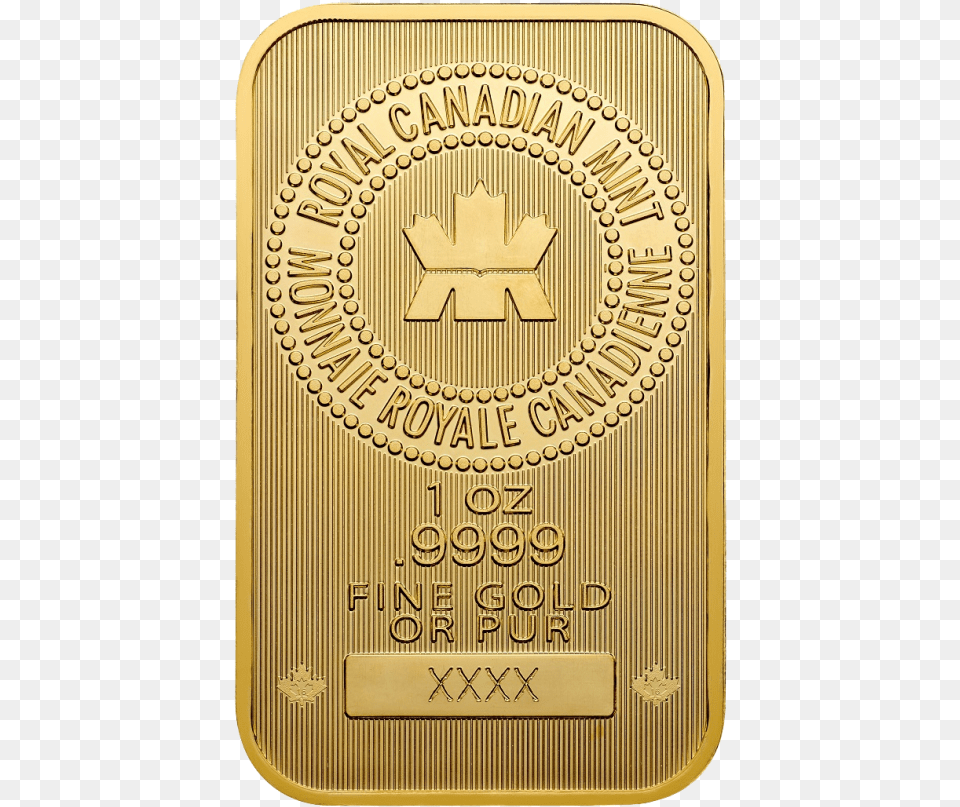 Royal Canadian Mint Gold Bar Fake, Logo, Symbol, Face, Head Free Png Download