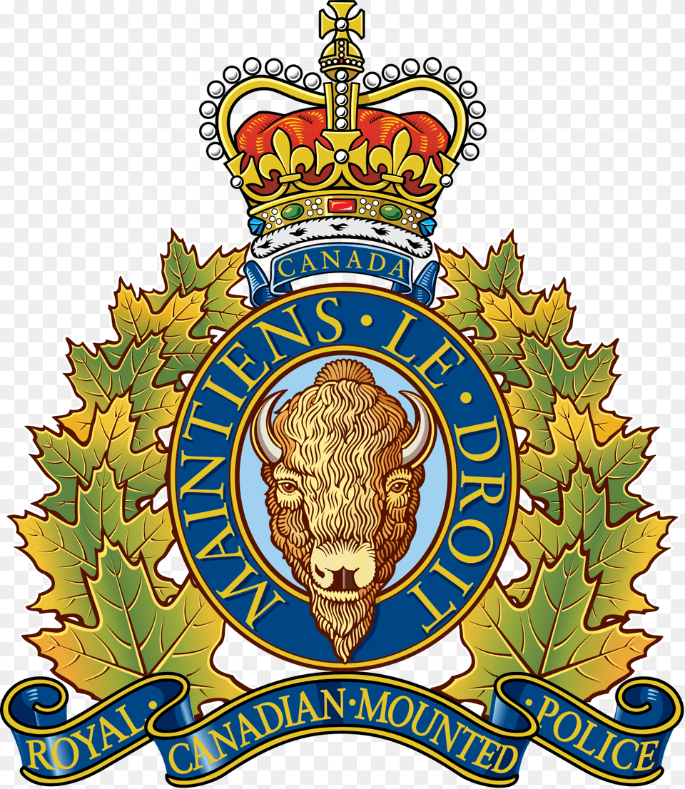 Royal Canadian Mounted Police, Badge, Logo, Symbol, Emblem Free Transparent Png