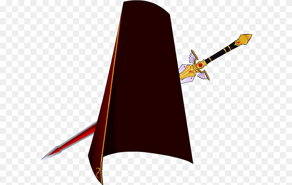 Royal Cape Clipart Wood, Sword, Weapon Free Png Download