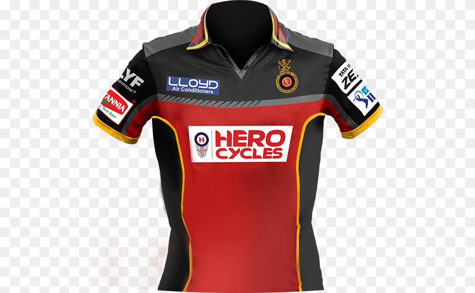 Royal Challengers Bangalore Jersey 2017 2020 Ipl All Team Jersey, Clothing, Shirt, Adult, Male Png