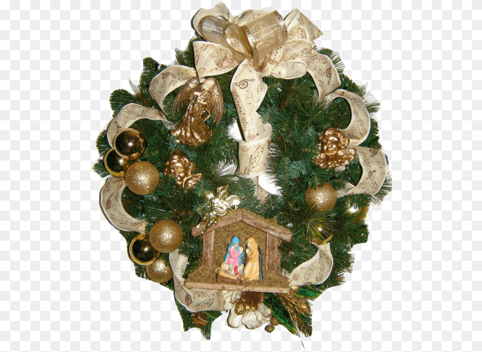 Royal Christmas Wreaths Christmas Day, Person, Plant Free Png