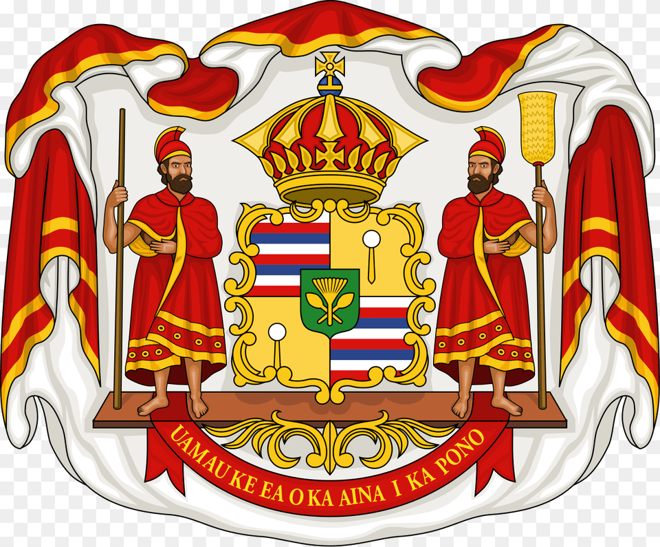 Royal Coat Of Arms Hawaii, Adult, Male, Man, Person Free Png Download