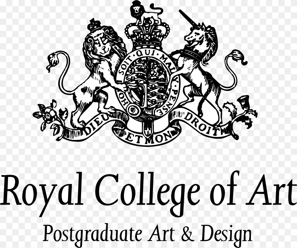 Royal College Of Art Logo Transparent Royal College Of Art Uk, Symbol, Emblem, Person, Man Free Png Download