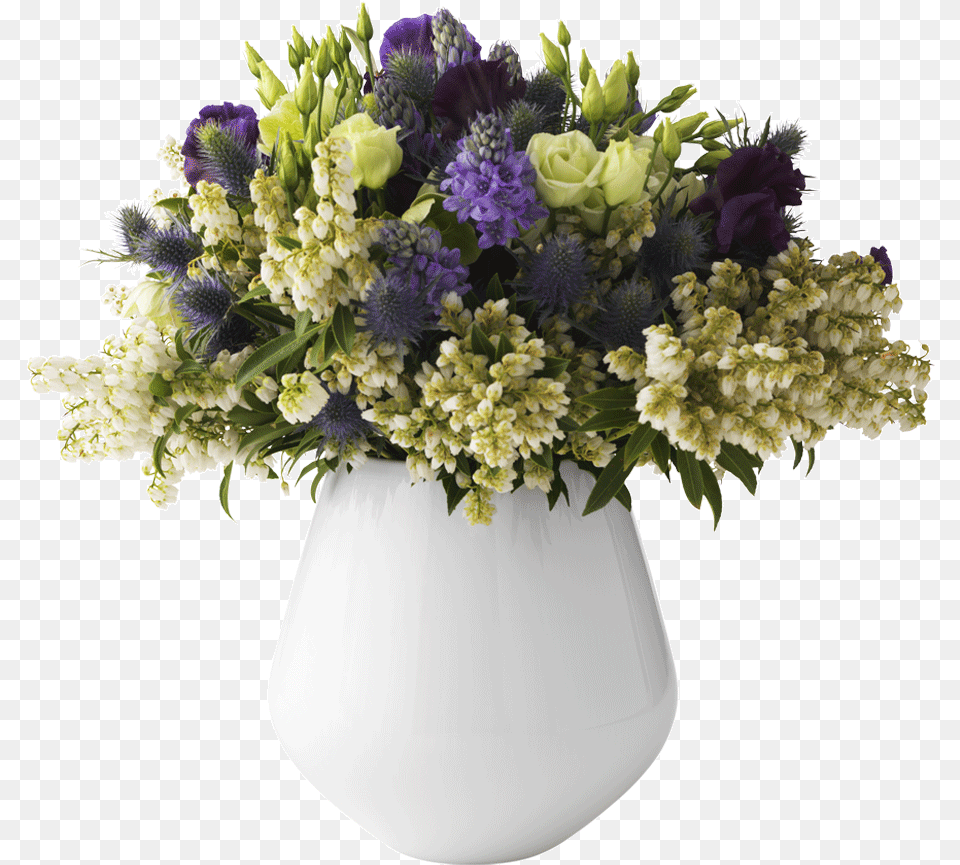 Royal Copenhagen Hvit Riflet Stor Vase 205 Cm Royal Copenhagen Vase Hvid Riflet, Flower, Flower Arrangement, Flower Bouquet, Plant Free Png Download