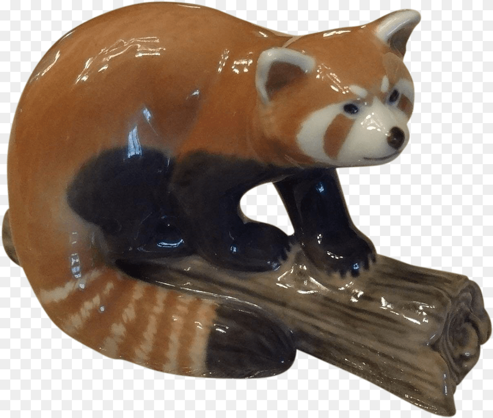 Royal Copenhagen Red Panda Figurine Red Panda, Animal, Canine, Dog, Mammal Png Image