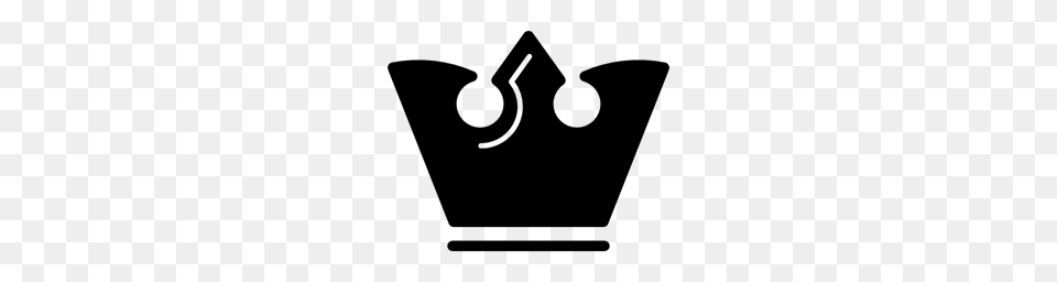 Royal Crown Crown Silhouette Crowns Royalty Crown Icon, Gray Png