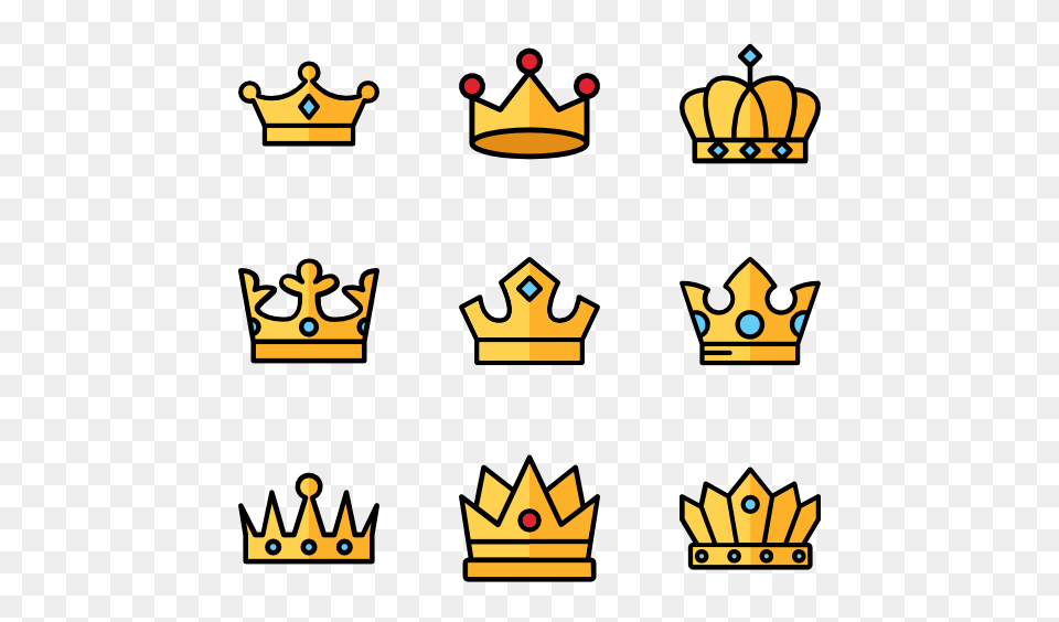 Royal Crown Icon Packs, Accessories, Jewelry Free Transparent Png
