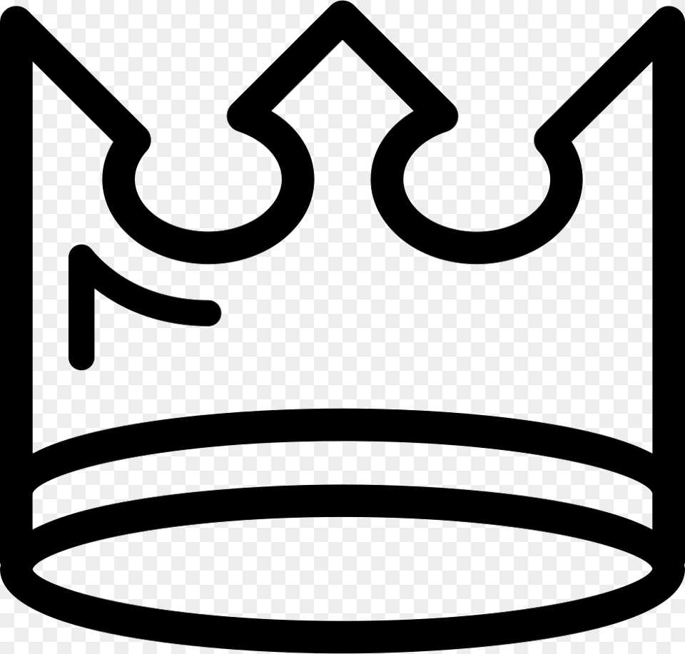 Royal Crown Of A King Queen Prince Or Princess Icon Accessories, Jewelry, Stencil, Smoke Pipe Free Png Download