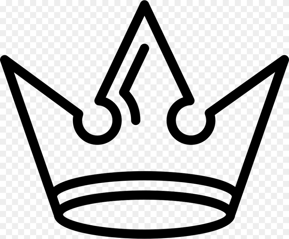 Royal Crown Of Vintage Sharp Spiky Design King Crown White, Accessories, Jewelry, Stencil Free Png