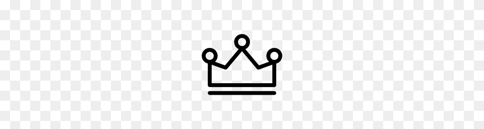 Royal Crown Outline With Three Little Balls On Top Pngicoicns, Accessories, Jewelry, Smoke Pipe Png