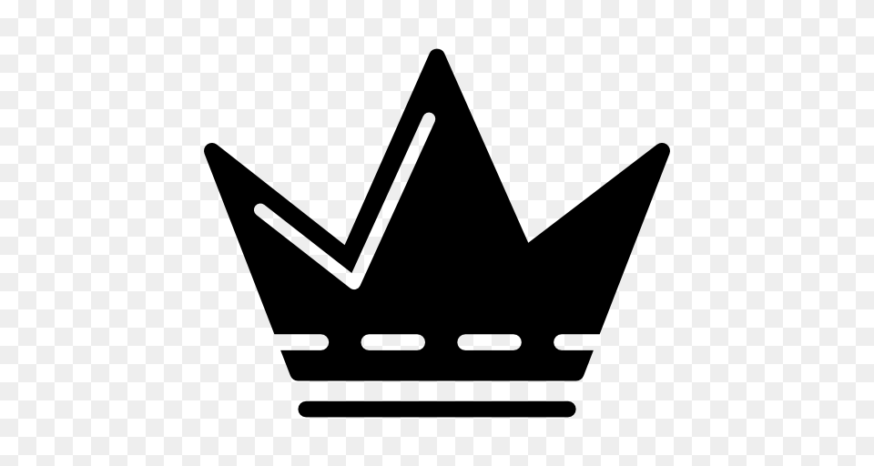 Royal Crown Silhouette With White Details And Pointed Tips, Accessories, Clothing, Hat, Jewelry Free Transparent Png