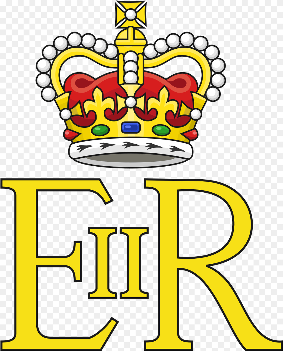 Royal Cypher Of Queen Elizabeth Ii Queen Elizabeth Royal Cypher, Accessories, Jewelry, Crown, Dynamite Free Png Download