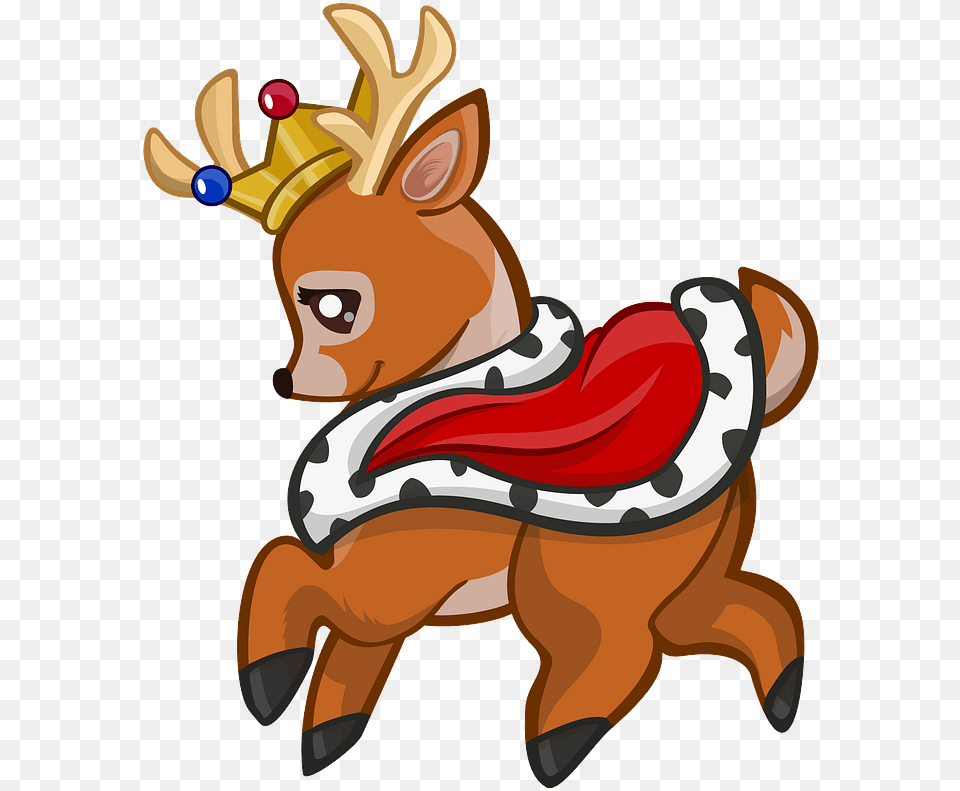 Royal Deer Clipart Raspechatat Raskraski Dikie Zhivotnie, Bulldozer, Machine Free Png Download