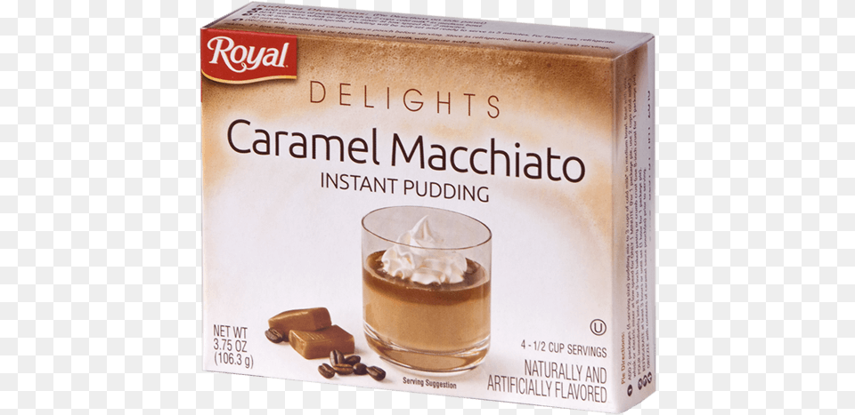 Royal Delights Caramel Macchiato Chocolate, Cup, Cream, Dessert, Food Free Png