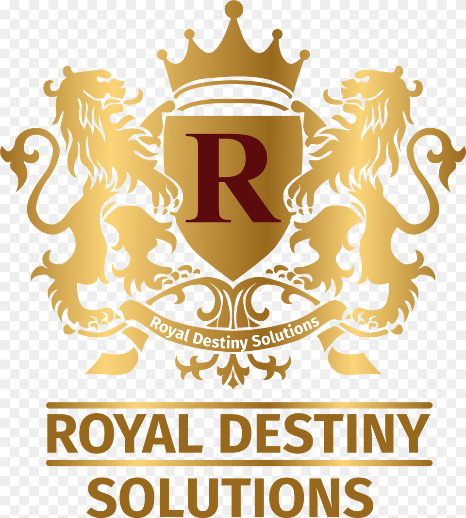 Royal Destiny Solutions Royal Destiny Solutions Crest, Logo, Emblem, Symbol, Face Png