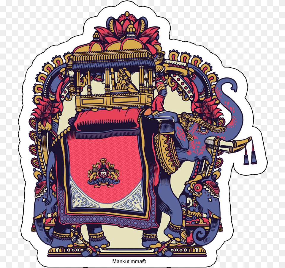 Royal Elephant, Furniture, Baby, Person, Art Png Image