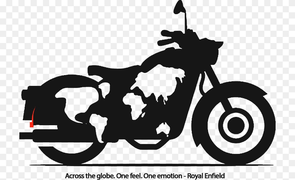 Royal Enfield Bike Logo, Silhouette, Blackboard, Text Free Png
