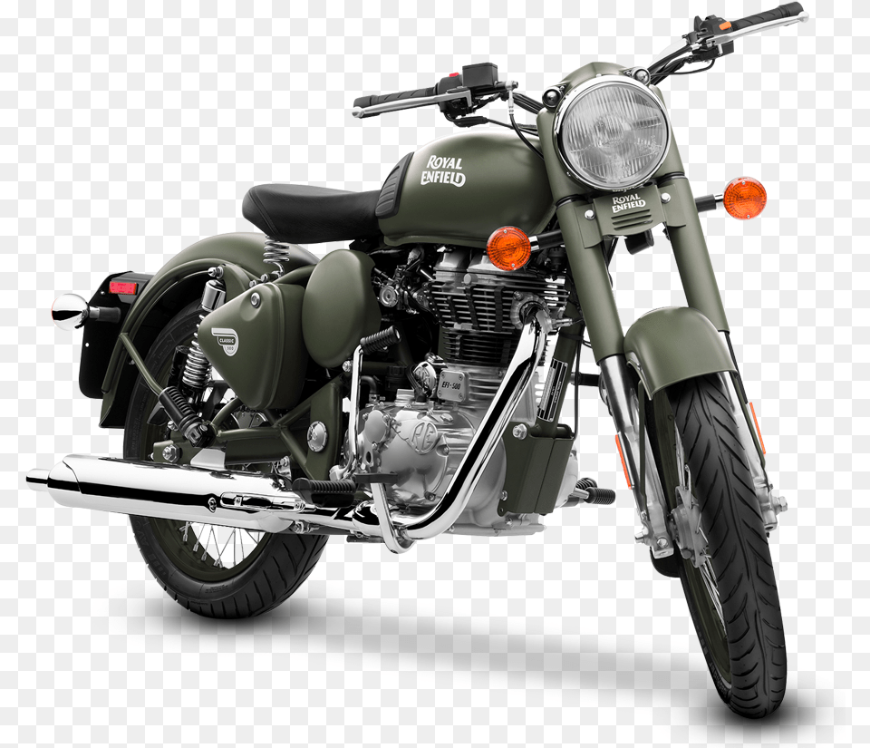 Royal Enfield Classic 500 Chrome Black, Machine, Motorcycle, Transportation, Vehicle Free Png Download