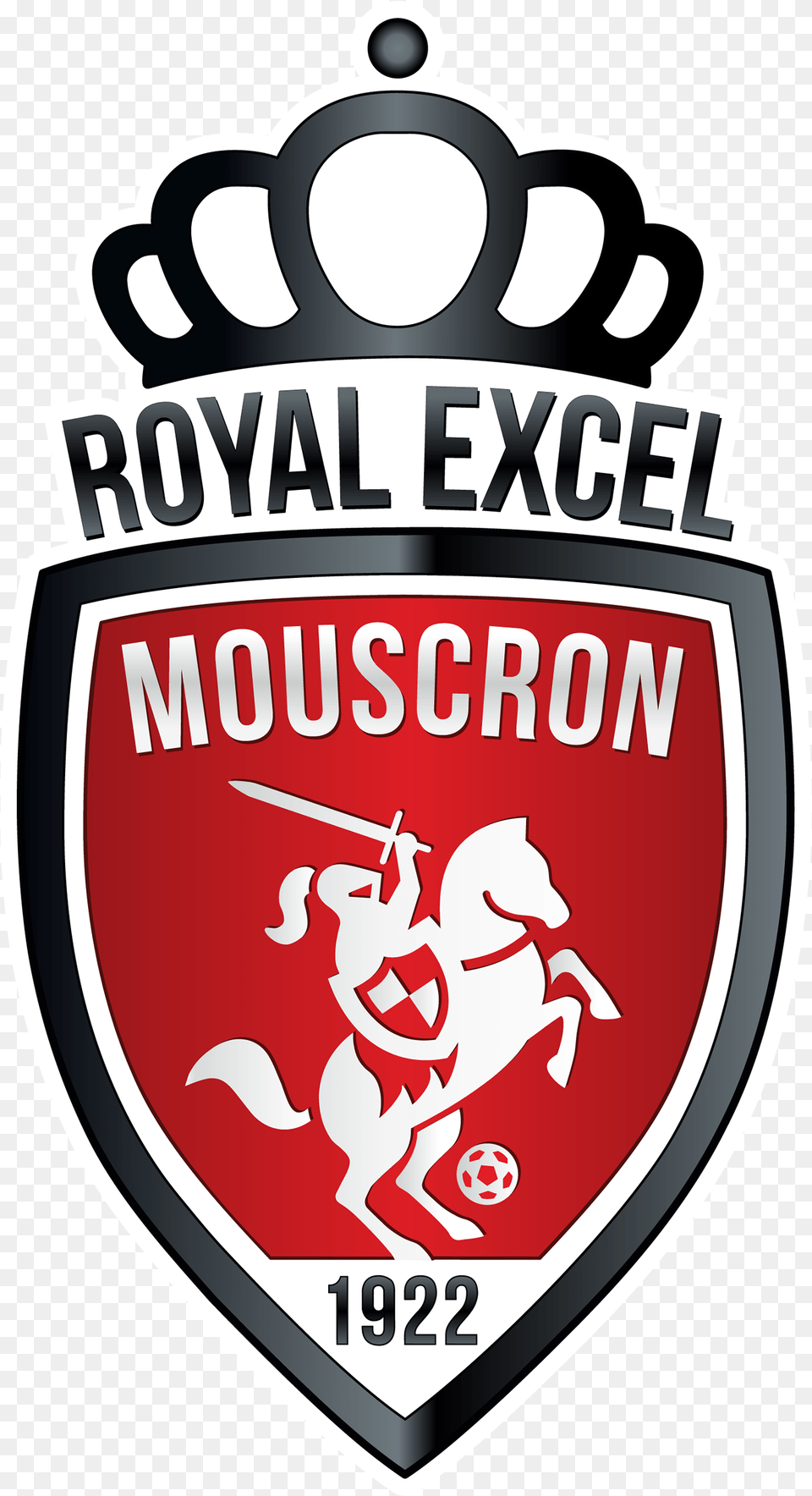 Royal Excel Mouscron Logo, Badge, Symbol, Food, Ketchup Png Image