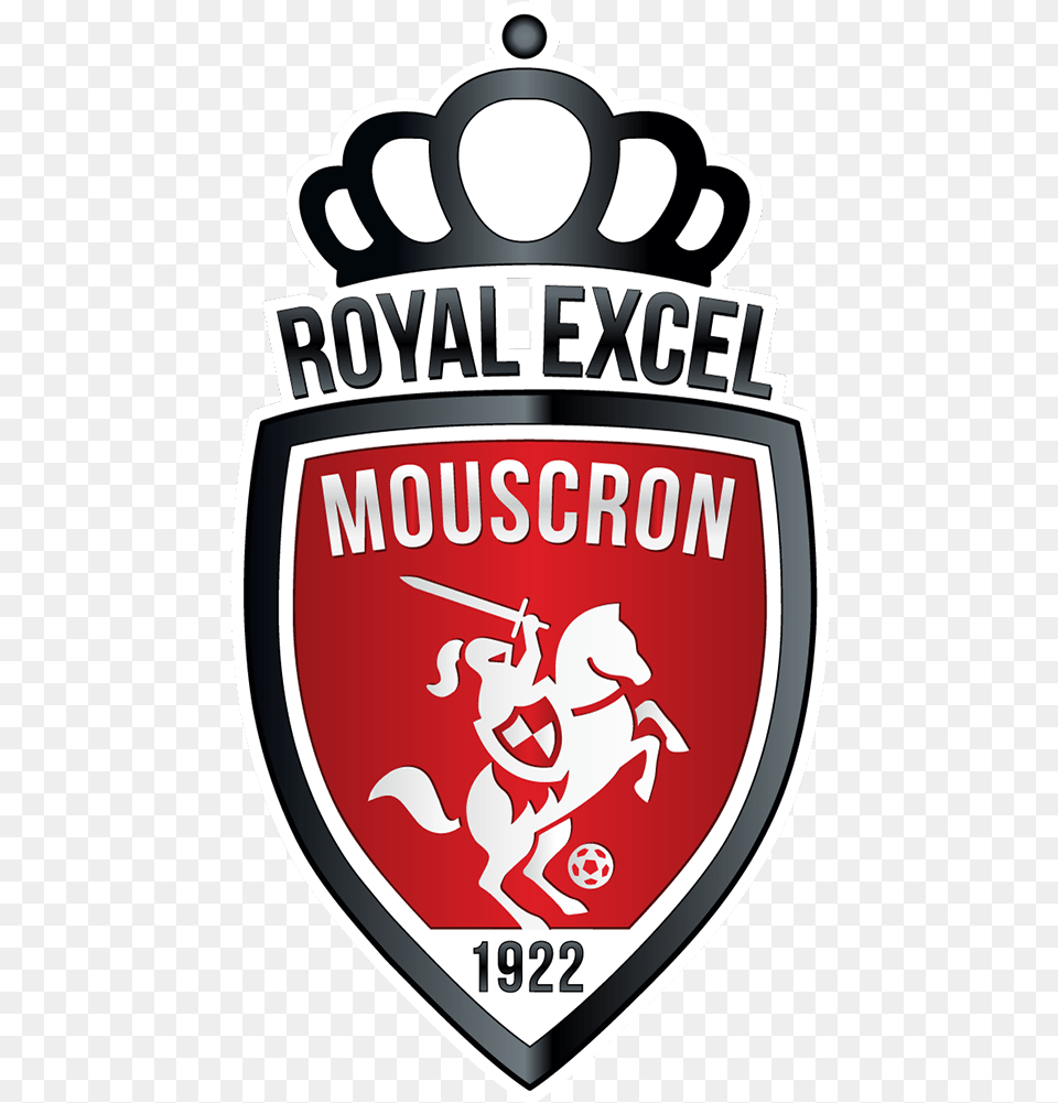 Royal Excel Mouscron Logo, Badge, Symbol, Food, Ketchup Png Image