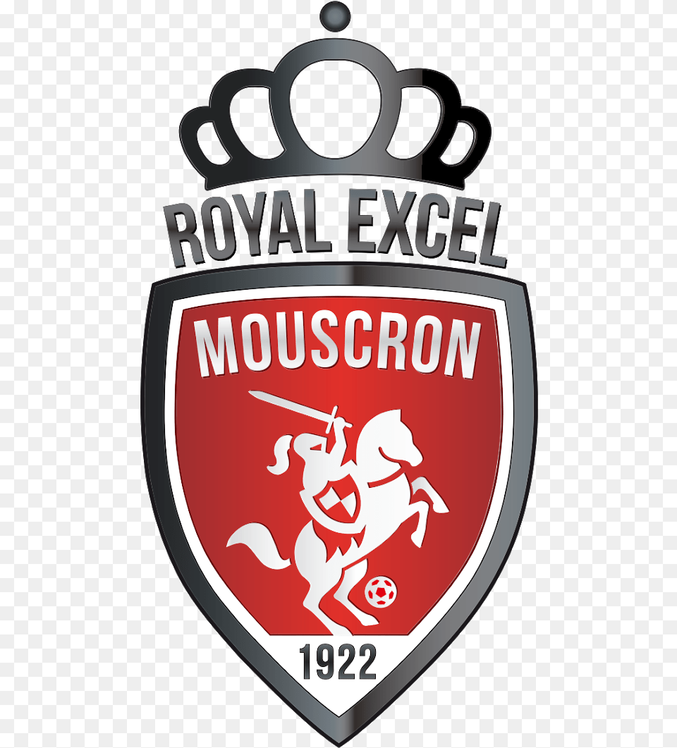 Royal Excel Mouscron Logo Vector Excel Mouscron, Badge, Symbol, Food, Ketchup Free Png Download