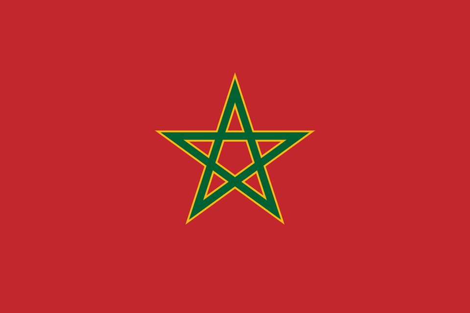 Royal Flag Of Morocco Clipart, Star Symbol, Symbol Free Png Download