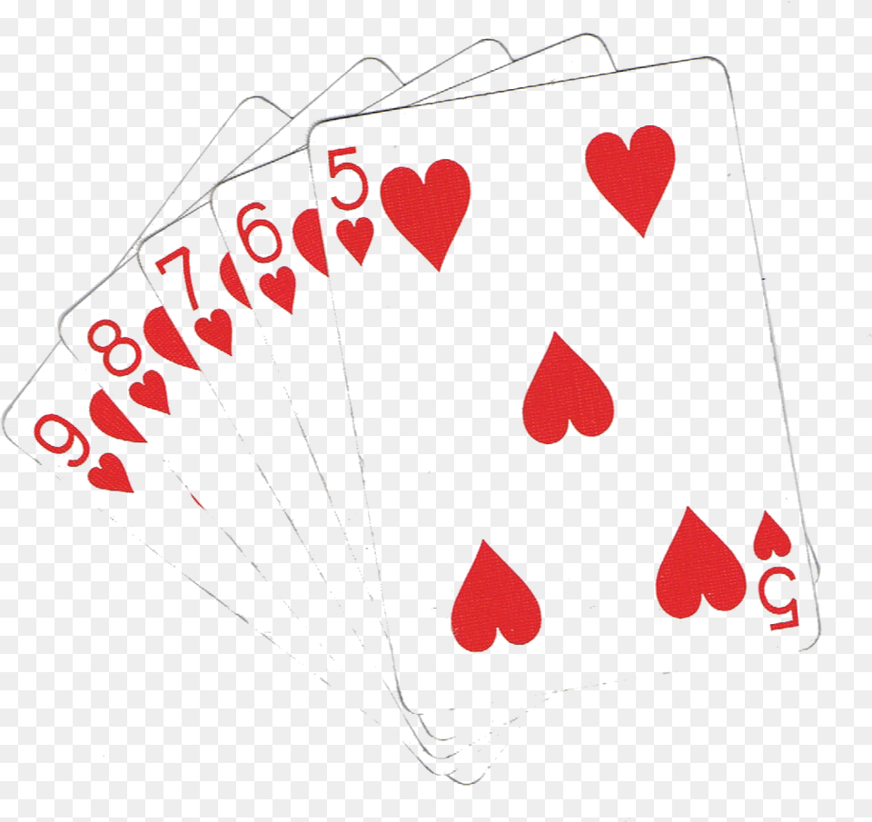 Royal Flush Cards Heart Flush, Game, Body Part, Hand, Person Free Png