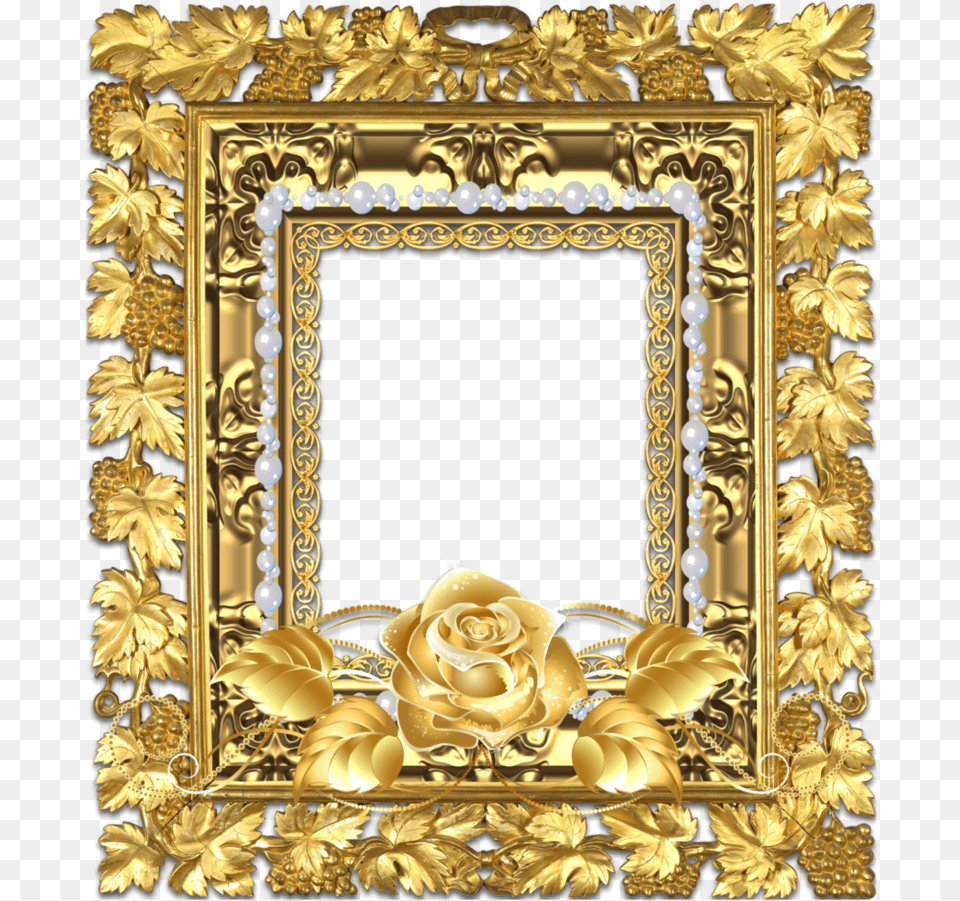 Royal Frame Transparent Background Photo Golden Frame, Gold, Art, Chandelier, Lamp Png