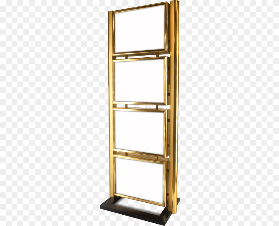 Royal Graphic Tower Free Standing Frame Royal Graphic Tower Poster Display, Shelf, Cabinet, Furniture, White Board Png Image