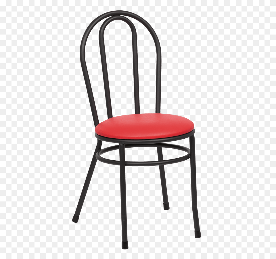 Royal Industries Hairpin Back Steel Frame Red Vinyl Side Chair, Furniture Free Transparent Png